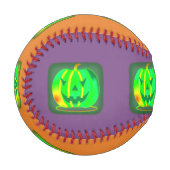 Balle De Baseball Green Jack olantern Halloween Thunder_Cove (Devant Gauche)