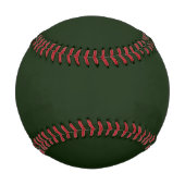 Balle De Baseball Green minimalist custom name (Dos)