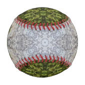 Balle De Baseball Green Moss & Earth Nature Art (Devant)
