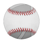 Balle De Baseball Gris géométrique (Dos)