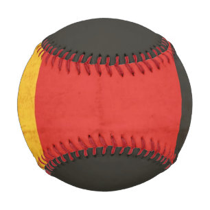 Balle De Baseball Grunge Drapeau De L'Allemagne