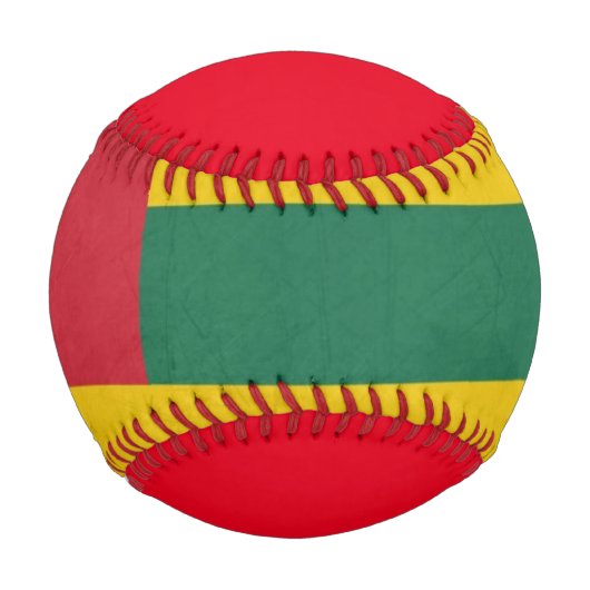 Balle De Baseball Grunge drapeau d'État souverain du pays du Togo (Devant)