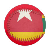 Balle De Baseball Grunge drapeau d'État souverain du pays du Togo (Devant Gauche)