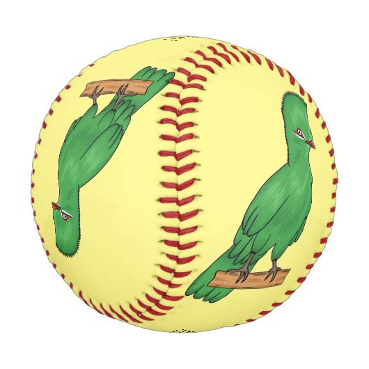 Balle De Baseball Guinée turaco bird cartoon (Angle)