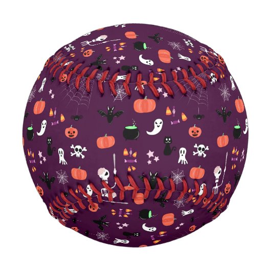 Balle De Baseball Halloween (Devant)