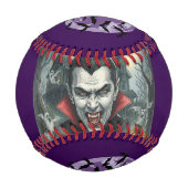 Balle De Baseball Halloween, Vampire assoiffé  (Dos)
