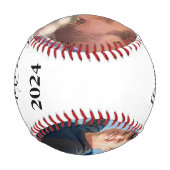 Balle De Baseball Happy Fête des pères Custom 2 Photo (Dos)