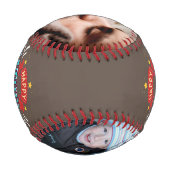 Balle De Baseball Happy Fête des pères Family Photos - Brown (Dos)