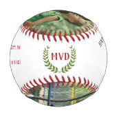 Balle De Baseball Happy Fête des pères My Hero Photo (Devant)