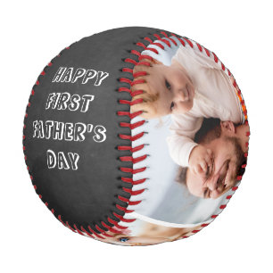 Balle De Baseball Happy First Fête des pères 3 Photo Collage Table