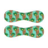 Balle De Baseball Hawaiian Tiki Répéter le Motif (Panneaux)