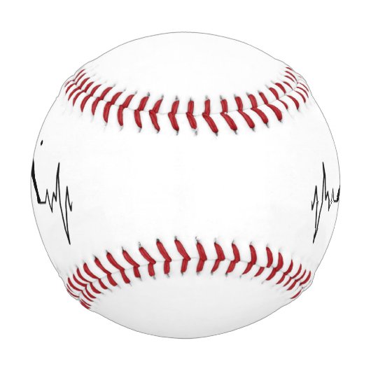 Balle De Baseball Heartbeat de baseball (Devant)