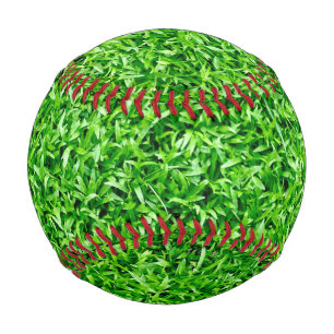 Balle De Baseball Herbe verte