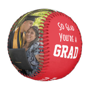 Balle De Baseball HEUREUX QUE VOUS SOYEZ UN GRAD 2 Monogramme photo 