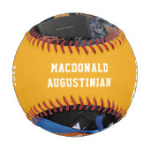 Balle De Baseball HEUREUX QUE VOUS SOYEZ UN GRAD 2 Monogramme photo  (Devant)