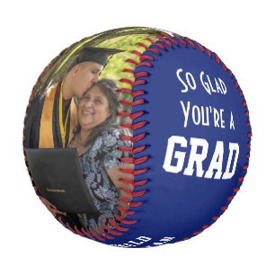Balle De Baseball HEUREUX QUE VOUS SOYEZ UN GRAD 2 Monogramme photo 