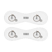 Balle De Baseball High wheel bicycle cartoon illustration (Panneaux)