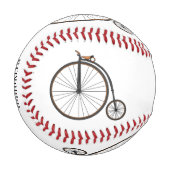 Balle De Baseball High wheel bicycle cartoon illustration (Devant Gauche)