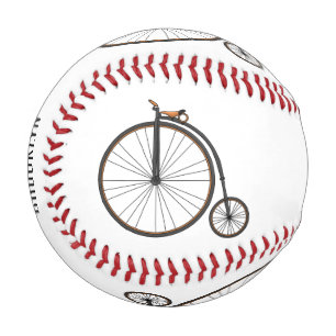 Balle De Baseball High wheel bicycle cartoon illustration