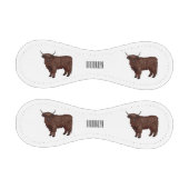 Balle De Baseball Highland cow (Panneaux)