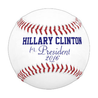 Balle De Baseball Hillary Clinton pour le président 2016