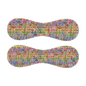 Balle De Baseball hippie groovyThunder_Cove symboles de paix (Panneaux)