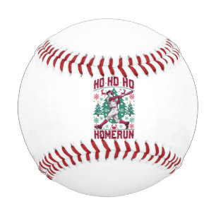 Balle De Baseball Ho Ho Homerun Baseball Laid Christmas Sweat
