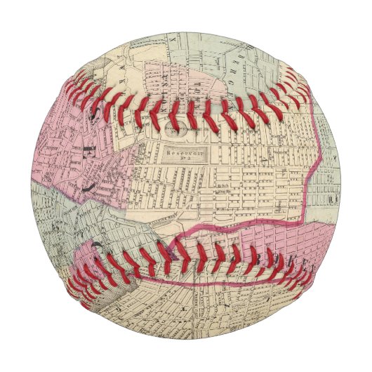 Balle De Baseball Hoboken, Jersey City (Devant)