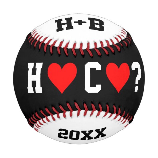 Balle De Baseball Hoco Homecoming Proposition Softball Idées (Dos)