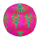 Balle De Baseball homard vert Thunder_Cove rose (Dos)