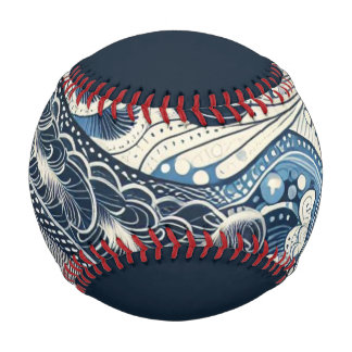 Balle De Baseball Home Studio Indigo Bloom