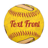 Balle De Baseball Hotdog Baseball (Devant)