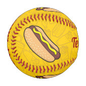 Balle De Baseball Hotdog Baseball (Devant Gauche)