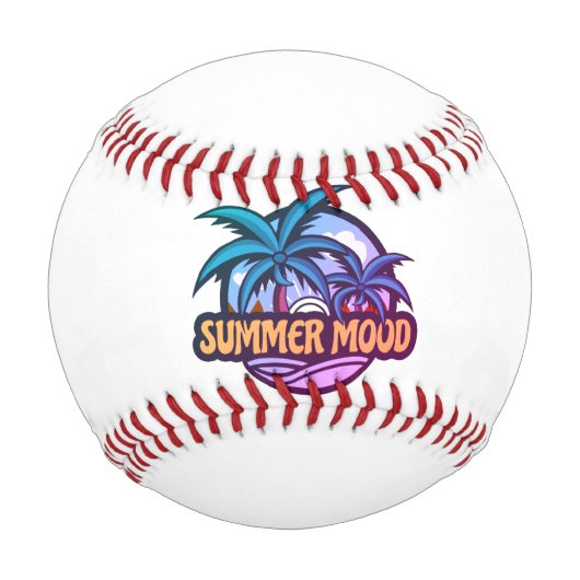 Balle De Baseball Humeur d'été (Devant)