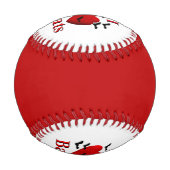Balle De Baseball I Heart Bats (Dos)