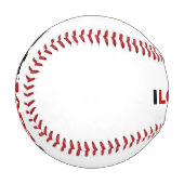 Balle De Baseball I Love 45 (Devant Gauche)