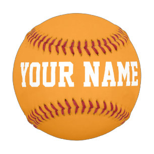 Balle De Baseball Idée de cadeau d'anniversaire de sport texte nom p