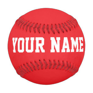 Balle De Baseball Idée de cadeau d'anniversaire Sport texte nom pers
