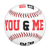 Balle De Baseball Idées de demande en bal de promo (Dos)