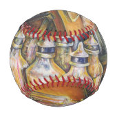 Balle De Baseball Idéographie de Lumière dorée (Dos)