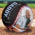 Balle De Baseball 'Il n'y a personne qui ressemble vraiment à papa'<br><div class="desc">Photo de base-ball personnalisé moderne avec le texte "Il n'y a personne qui ressemble à DADDY" avec une combinaison de script et sans typographie et un petit coeur mignon. Personnalisez avec le/les nom(s) de qui il est. Ce basket-ball fonctionnerait pour (frère, grand-père, oncle, fils, etc). Un précieux cadeau de saké...</div>