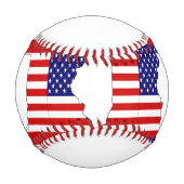 BALLE DE BASEBALL ILLINOIS (Devant)