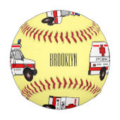Balle De Baseball Illustration d'ambulance (Devant)