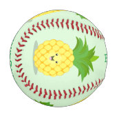 Balle De Baseball Illustration d'ananas mignon (Devant Gauche)