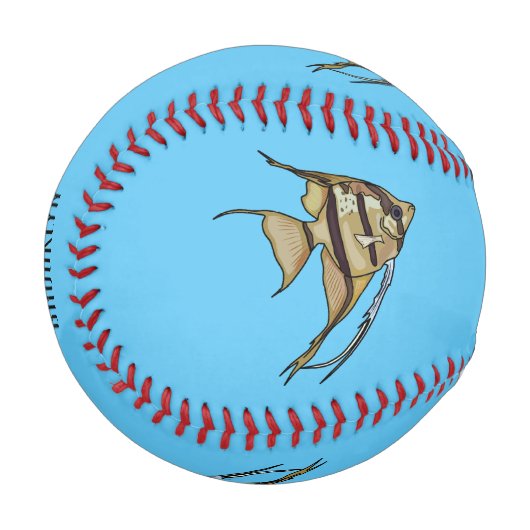 Balle De Baseball Illustration d'angelfish (Devant Gauche)