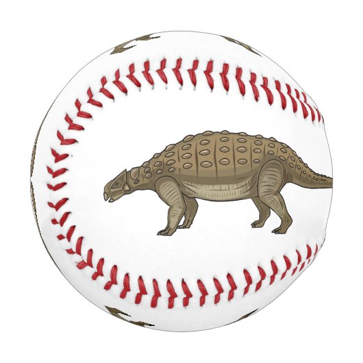 Balle De Baseball Illustration d'Ankylosaurus (Devant Gauche)