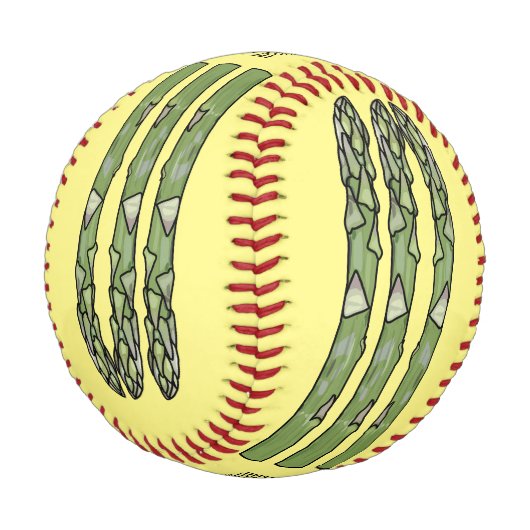 Balle De Baseball Illustration d'Asparagus (Angle)