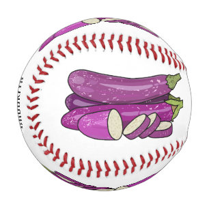 Balle De Baseball Illustration d'aubergine
