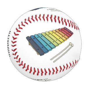Balle De Baseball Illustration de bande dessinée en Xylophone