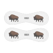 Balle De Baseball Illustration de bison (Panneaux)